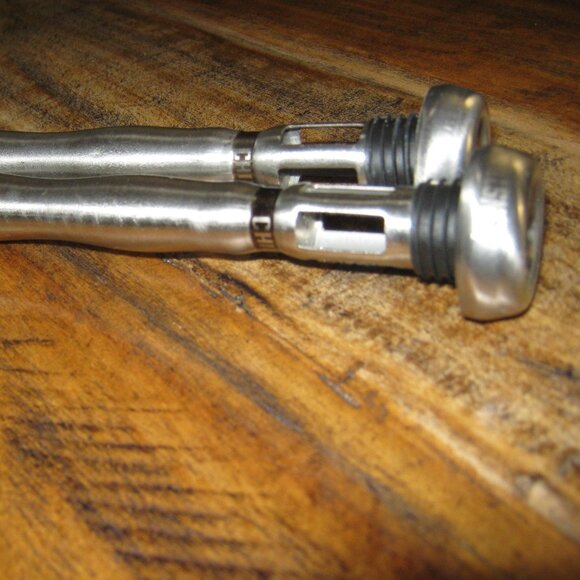 Chillsner Brand Wine Corkcicles - Set of 2.  Stainless.  Like New. - Picture 3 of 3